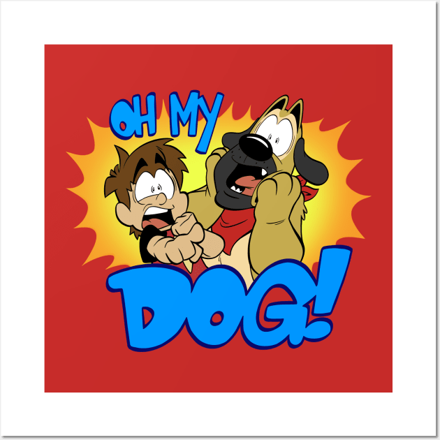 Oh My Dog! Wall Art by AJ & Magnus